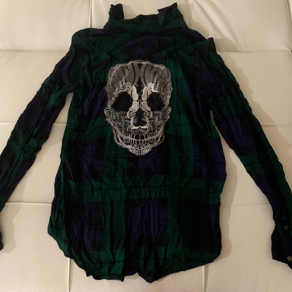 Skull Flannel
